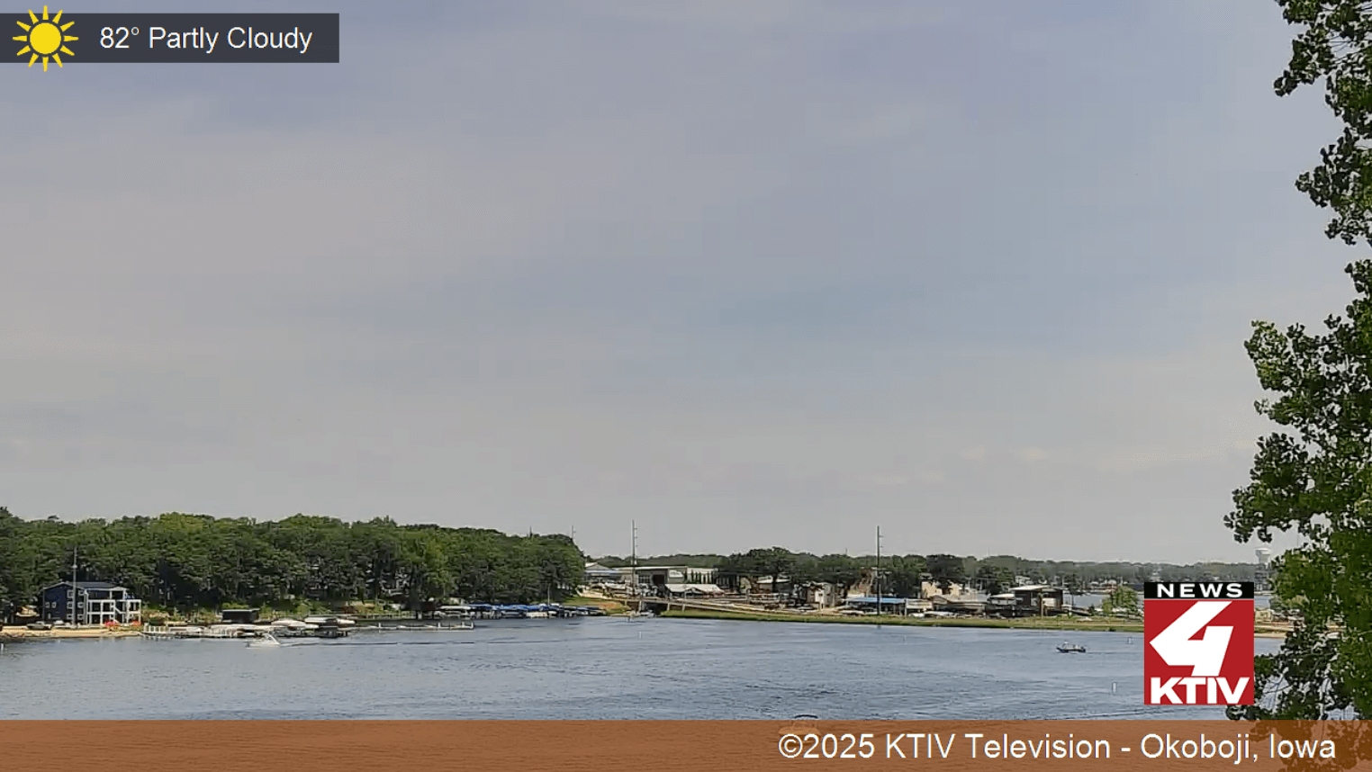 Okoboji Webcams Live Look at the Iowa Great Lakes
